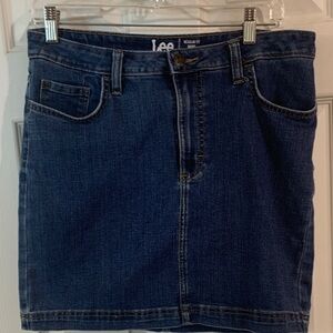 Lee Classic Blue Denim Skirt/ skort
